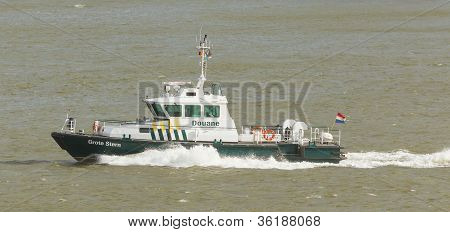 Dutch Coast Guard (douane, Customs) Ship In Rotterdam