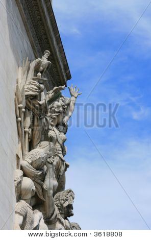 ARC De Triumph, Paříž Francie.
