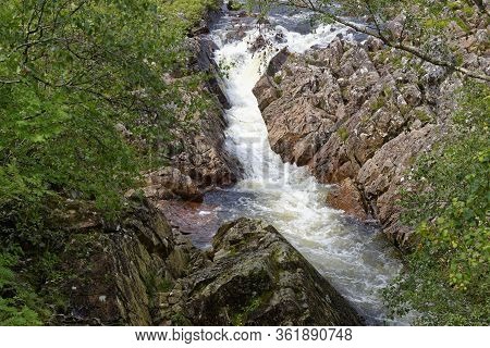 River Bà At Bà Bridge, Rannoch Moor, Highland, Scotland, Uk 
Viewed From West Highland Way