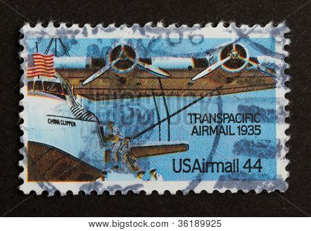 Usa - Circa 1985: Stamp Printed In The Usa