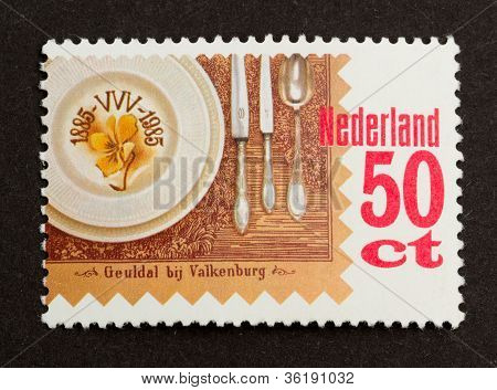 Holland - Circa 1980: Stamp Printed In The Netherlands