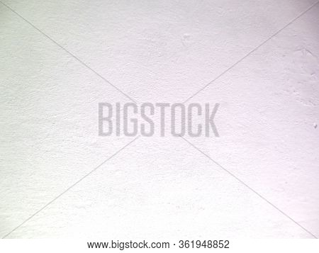 Abstract White Background. White Paint On An Uneven Surface. White Rough Grunge Texture With Gradien
