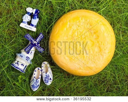 Typical Dutch Delft Blue Ceramic