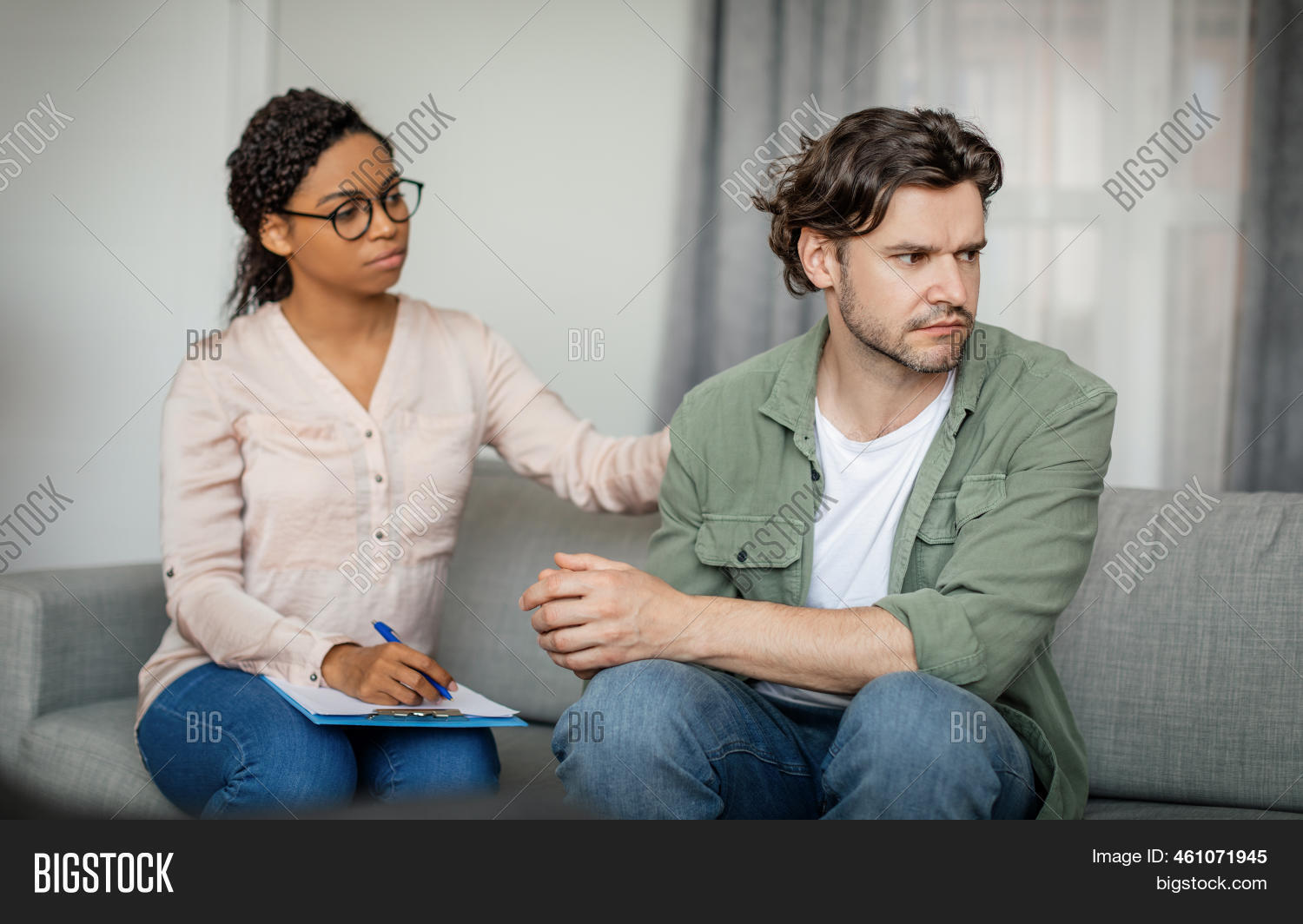 Sad Young Black Lady Image & Photo (Free Trial) | Bigstock