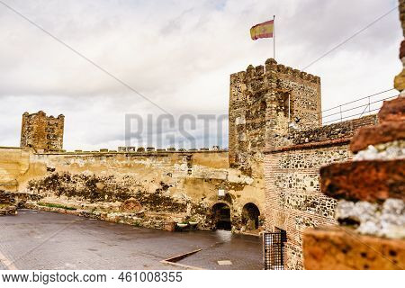Sohail Castle In Fuengirola, Malaga Spain. Tourist Attraction. Holidays On Costa Del Sol.