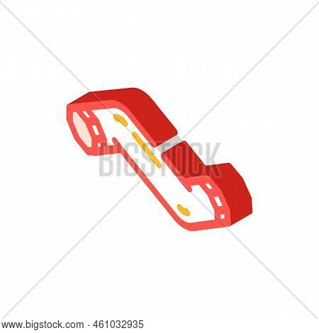 Hex Key Assembly Furniture Isometric Icon Vector. Hex Key Assembly Furniture Sign. Isolated Symbol I