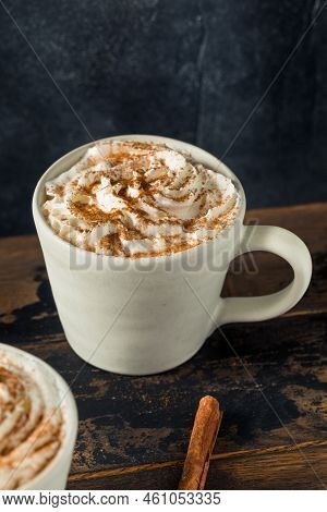 Warm Pumpkin Spice Latte