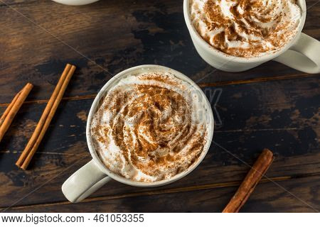 Warm Pumpkin Spice Latte