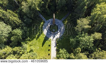 Russia, Vladimir Region, June 20 2022, Memorial Complex At The Site Of The Death Of Yuri Alekseevich