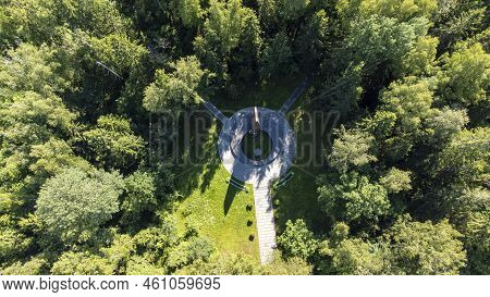 Russia, Vladimir Region, June 20 2022, Memorial Complex At The Site Of The Death Of Yuri Alekseevich