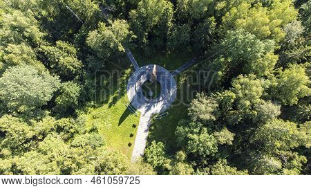 Russia, Vladimir Region, June 20 2022, Memorial Complex At The Site Of The Death Of Yuri Alekseevich