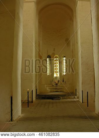 The Central Nave Of The North Zelenchuk Church. Lower-arkhyz Settlement, Valley Of The Bolshaya Zele