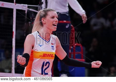 Ankara, Turkiye - June 03, 2022: Bongaerts Britt In Netherlands Vs Italy Vnl Pool Match In Ankara Ar