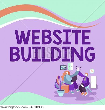 Writing Displaying Text Website Buildingtools That Typically Allow The Construction Of Pages. Busine
