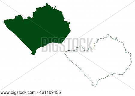 Cuajinicuilapa Municipality (free And Sovereign State Of Guerrero, Mexico, United Mexican States) Ma