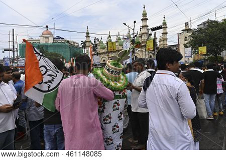 Kolkata, West Bengal, India - 21st July 2022 : All India Trinamool Congress Party, Aitc Or Tmc, At E
