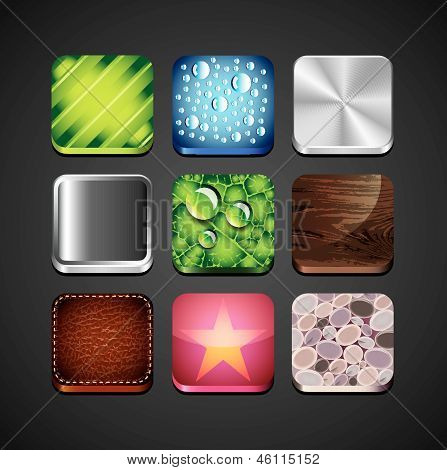 textúra a háttér app-ikonok