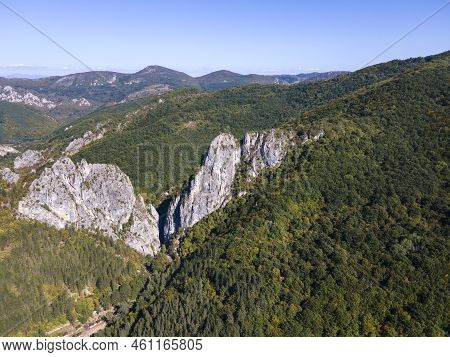 Aerial View Of Erma River Gorge, Bulgaria