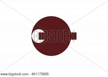 Flag Of Nara Prefecture (japan) Vector, White And Red