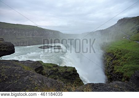 Gullfoss Waterfall, Iceland.