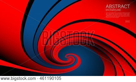Red Abstract Wave Background, Wave Vector, Geometric Vector, Minimal Texture, Web Background, Red Co