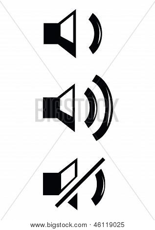 スピーカーのアイコンを設定