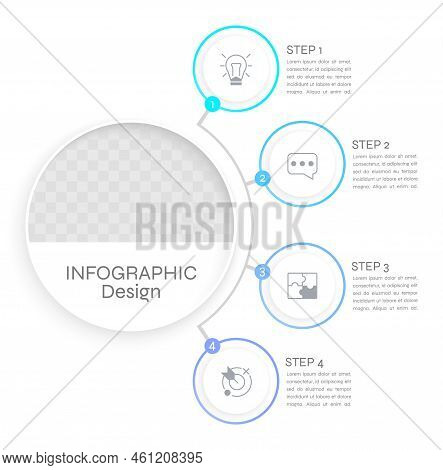 Communication Infographic Chart Design Template. Editable Infochart With Icons. Instructional Graphi