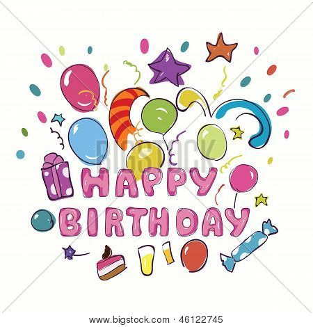Happy Birthday Greeting card