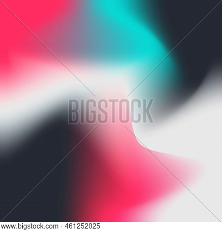 Trendy Minimalistic Fluid Blurred Gradient Background. Modern Backdrop For Poster, Brochure, Adverti