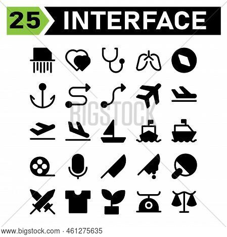 User Interface Icon Set Include File, Shred, Pepper, Delete, User Interface, Love, Hearts, Heart, We