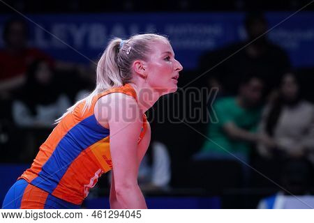 Ankara, Turkiye - June 05, 2022: Jasper Marrit In Serbia Vs Netherlands Vnl Pool Match In Ankara Are