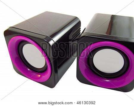 Due altoparlanti audio