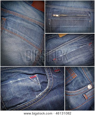 Jeans Fassion Collage