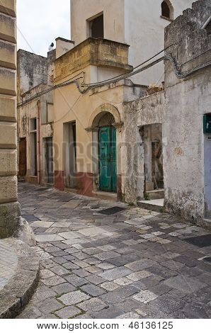 Vicolo. Tricase. Puglia. Italia.