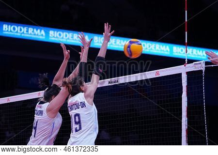 Ankara, Turkiye - June 04, 2022: Boonlert Tichakorn And Moksri Chatchu-on In Action During Thailand 