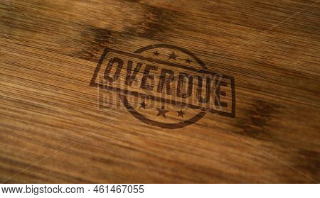 Overdue Stamp And Stamping