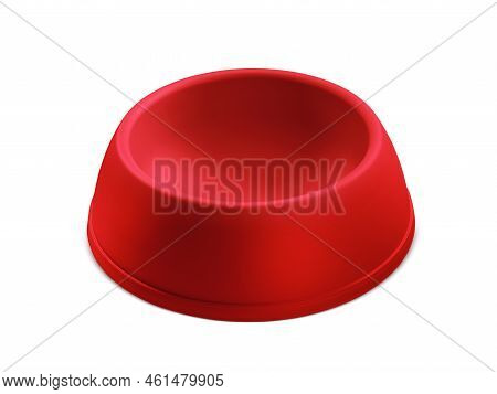 Pets Bowl Isolated On White Background. For Design