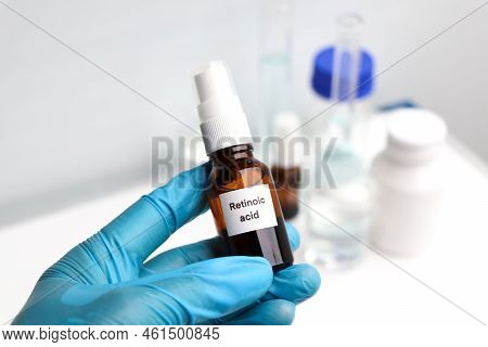 Retinoic Acid Is A Chemical Ingredient In Beauty Product, Chemicals Used In Laboratory Experiments