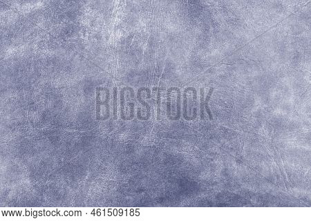 Beautiful Blue Background With Leather Texture With Blue Veins Of Blue Leather As Sample Of Blue Bac