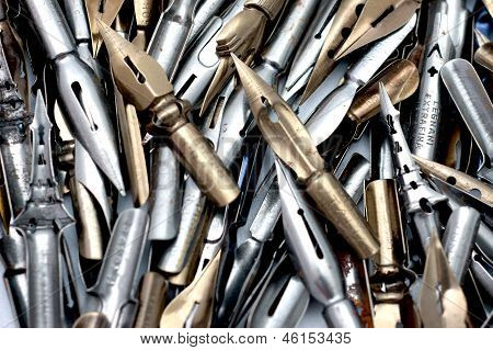 Gruppe af tegning penne