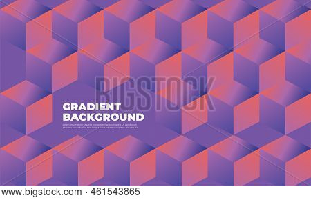 Abstract Colorful Gradient Geometric Background. Modern Background Design  For Presentation Design. 