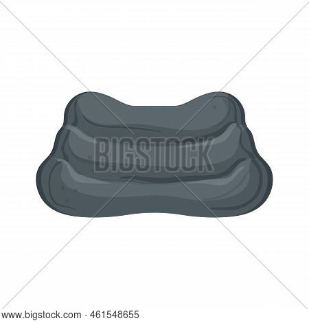 Office Seat Cushion Cartoon. Office Seat Cushion Sign. Isolated Symbol Vector Illustration