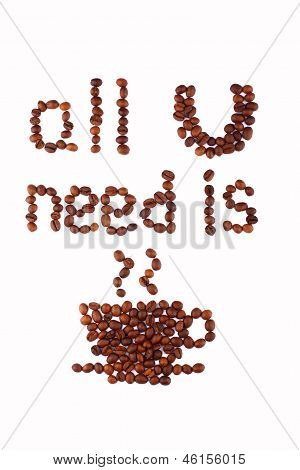Tout ce dont vous avez besoin est café
