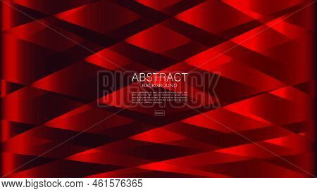 Red Abstract Polygon Background, Polygon Vector, Geometric Vector, Minimal Texture, Web Background, 