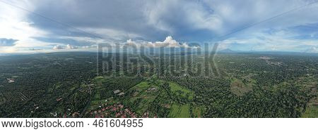 Wide Panorama Of Nicaragua Landscape