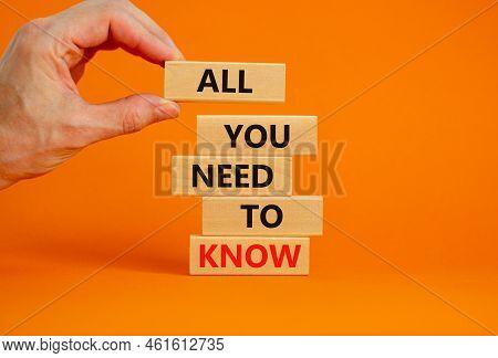 All You Need Know Image & Photo (Free Trial) Bigstock