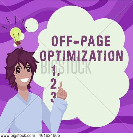 Text Showing Inspiration Off Page Optimization. Conceptual Photo Website External Process Promotiona