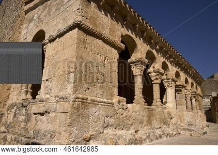 San Esteban De Gormaz (spain), September 5, 2022. Church Of San Miguel. It Is A Town In The Province