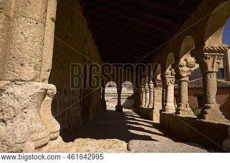 San Esteban De Gormaz (spain), September 5, 2022. Church Of San Miguel. It Is A Town In The Province