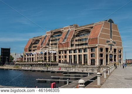 Europe, France, Dunkerque - July 9, 2022: Communauté Urbaine De Dunkerque Building As Administrative